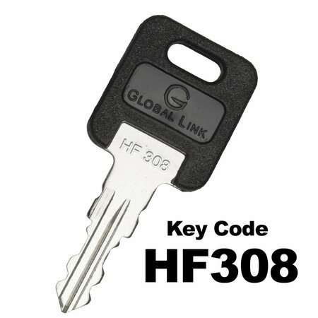 FIC/WESCO RV KEY, FIC 308, Precut, Replaces EF, HF, & CF KEY-HF-308